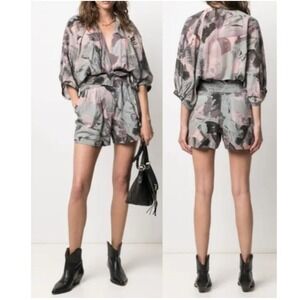 Iro Italian Designer Ceran Romper jumpsuit s
Short Sleeve Shorts Luxury 36 Sm 4